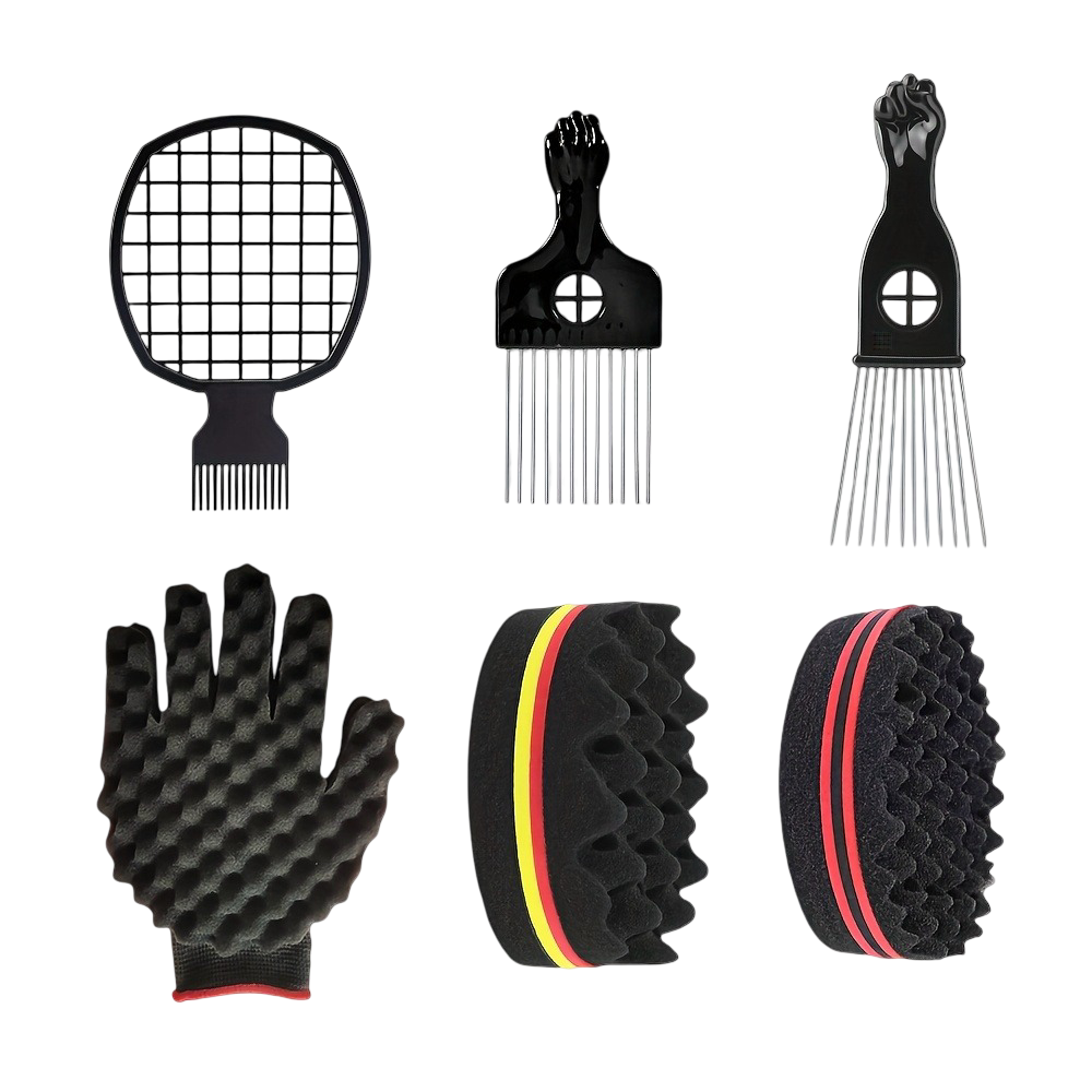 6-Piece Ultimate Hair Twist & Afro Styling Kit