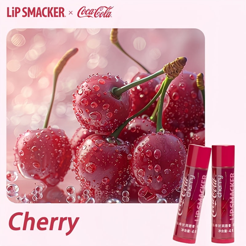 Lip Smacker 2 Pack Soda Pop Flavored Lip Balm Duo – Fanta Strawberry & Coca-Cola Cherry