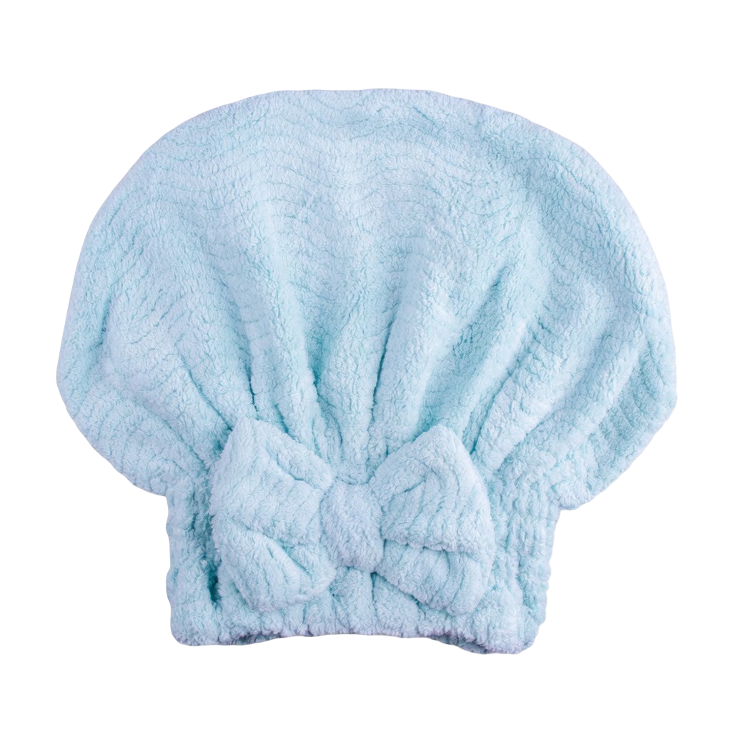 Microfiber Bow Hair Drying Towel Wrap – Ultra-Absorbent Magic Instant Dry Hair Cap for Women & Girls