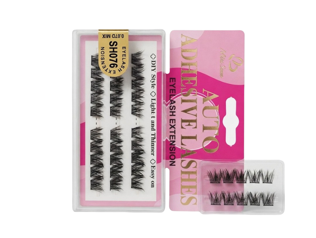 DIY Eyelash Extension Kit Auto-Adhesive - SH076 (0.07D Mix)