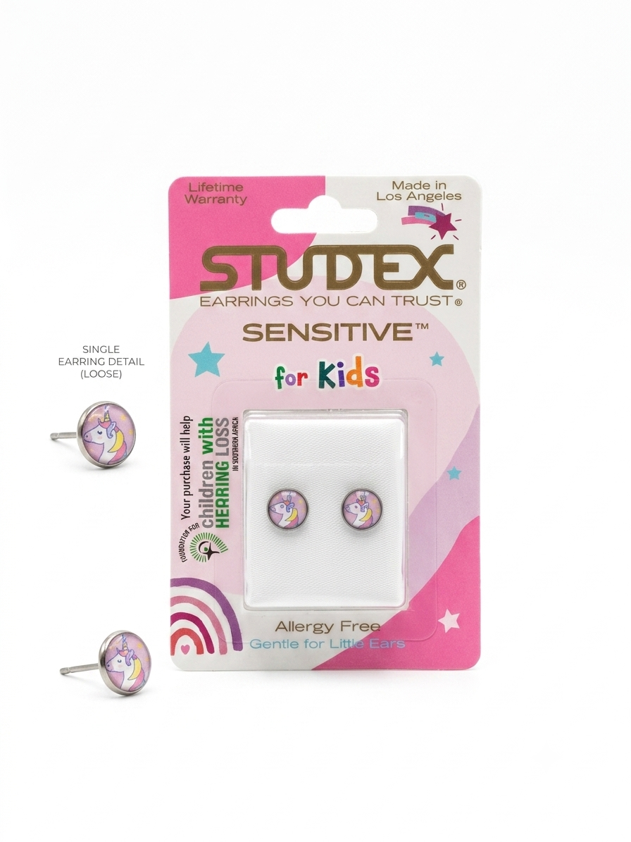 Studex Sensitive for Kids – Magical Unicorn Stud Earrings