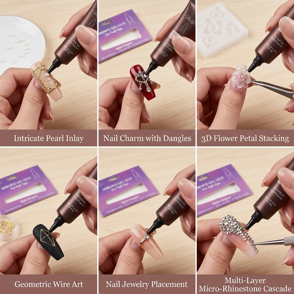 Bling Girl Multi-Purpose Adhesive Gel Glue for Nail Tips & 3D Art