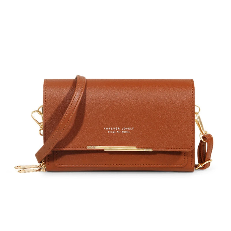 Forever Lovely Elegant Crossbody Wallet Purse & Phone Bag