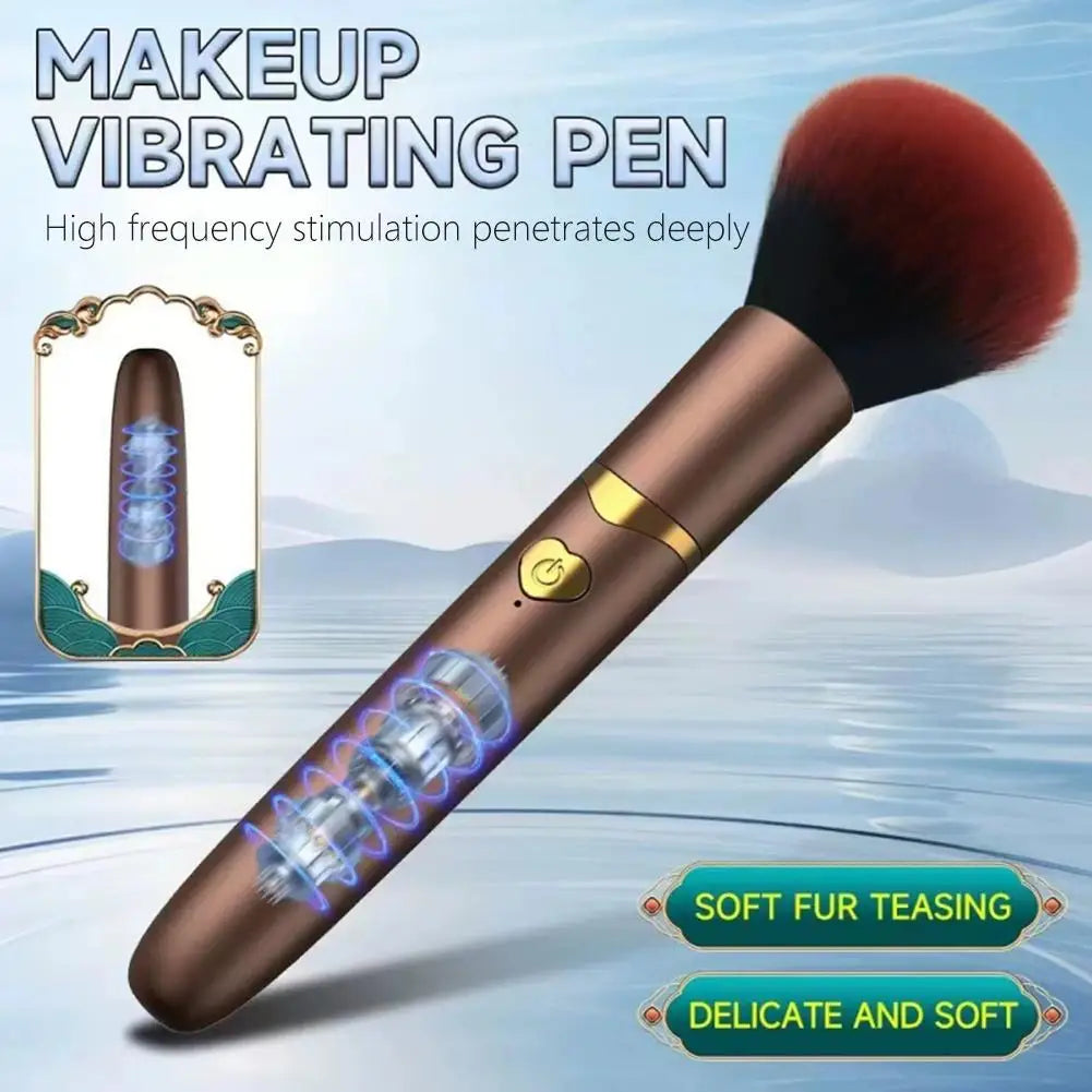 Electric Vibrating Makeup Brush – Professional Automatic Foundation & Powder Blender
