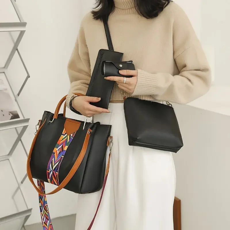 Luxury 4-Piece Women’s Handbag Set