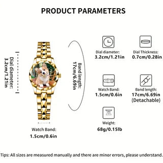 Custom Photo Personalized Luxury Engraved Watch – Women's Bracelet Watches
