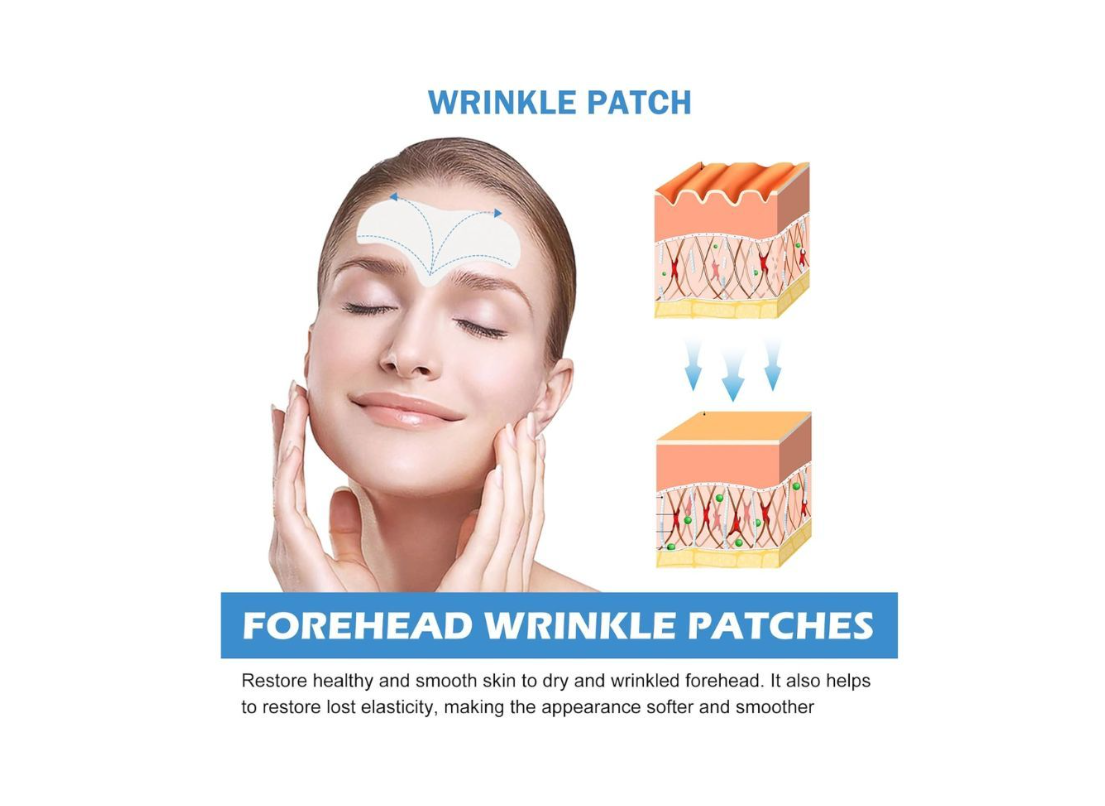 6-Pack Royal Prestige Anti-Wrinkle Forehead Patches with Microcrystalline Nicotinamide