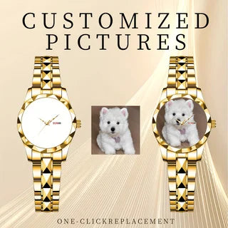 Custom Photo Personalized Luxury Engraved Watch – Women's Bracelet Watches