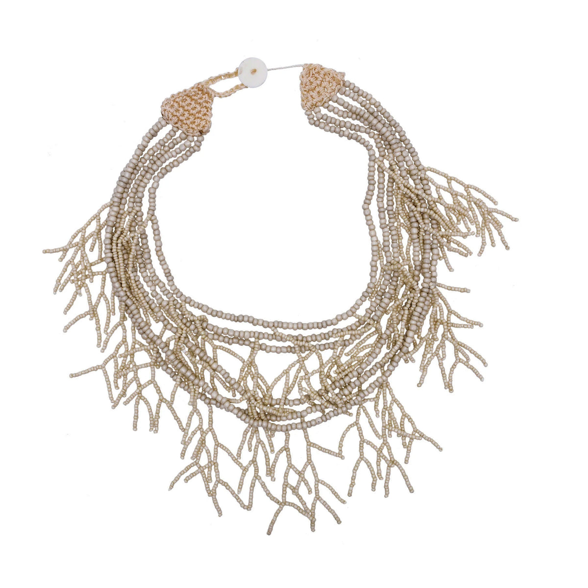 Handcrafted African Beaded Collar Necklace – Vibrant Traditional Zulu Inspired Statement Choker