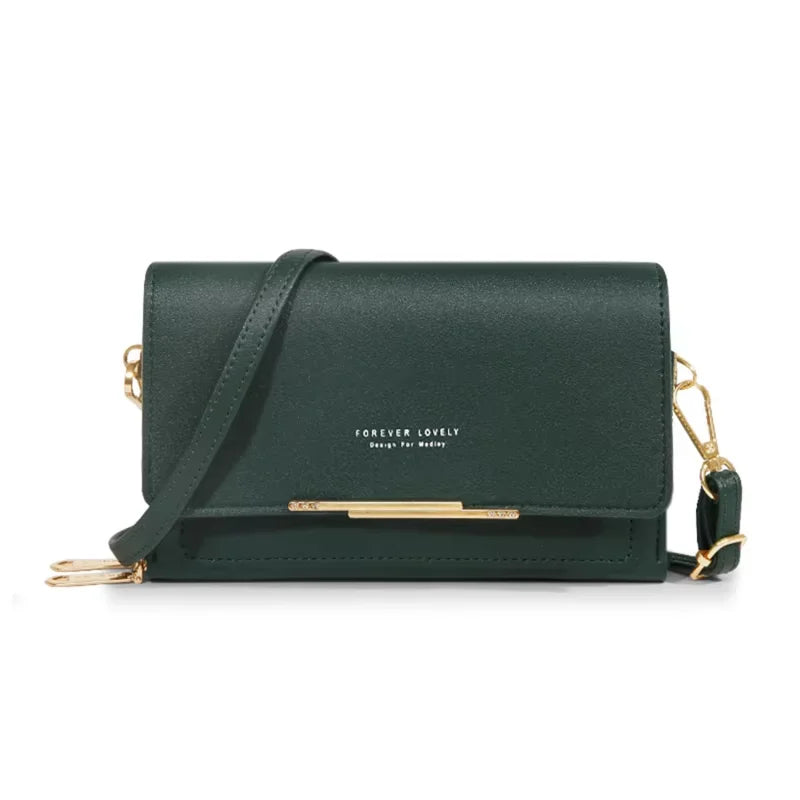 Forever Lovely Elegant Crossbody Wallet Purse & Phone Bag