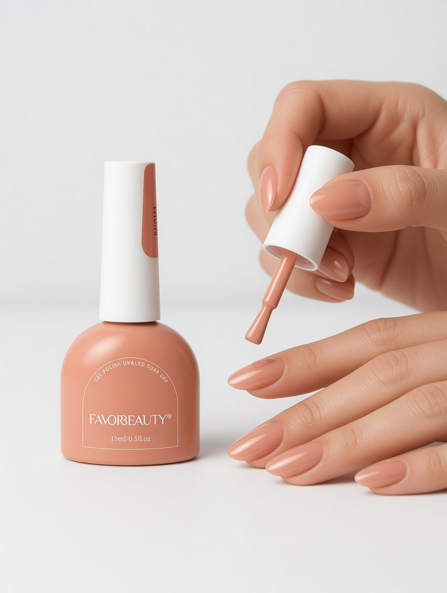 FavorBeauty® Professional UV/LED Soak-Off Gel Nail Polish – 15ml (0.5 fl.oz)