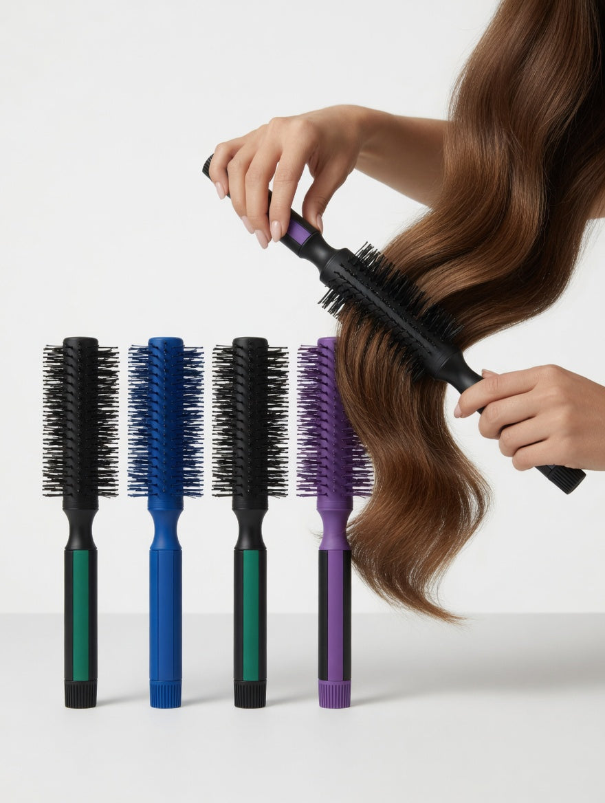 Anti-Static Styling Comb Professional Round Quiff Roller Hairbrush