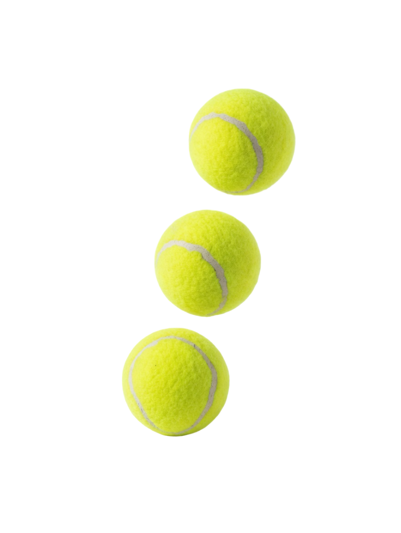 Premium All-Court Tennis Balls – High Elasticity & Durability (Pack of 3)