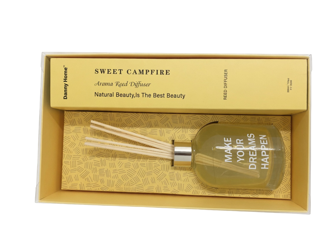 Danny Home "Sweet Campfire" Aroma Reed Diffuser Gift Set (200ml)