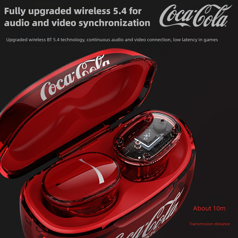 Coca-Cola Classic Edition True Wireless Earbuds – Limited Edition Translucent Red