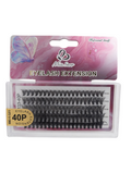 Miss Smoo Professional 40P Cluster Eyelash Extensions – Mixed Length (10mm-15mm)