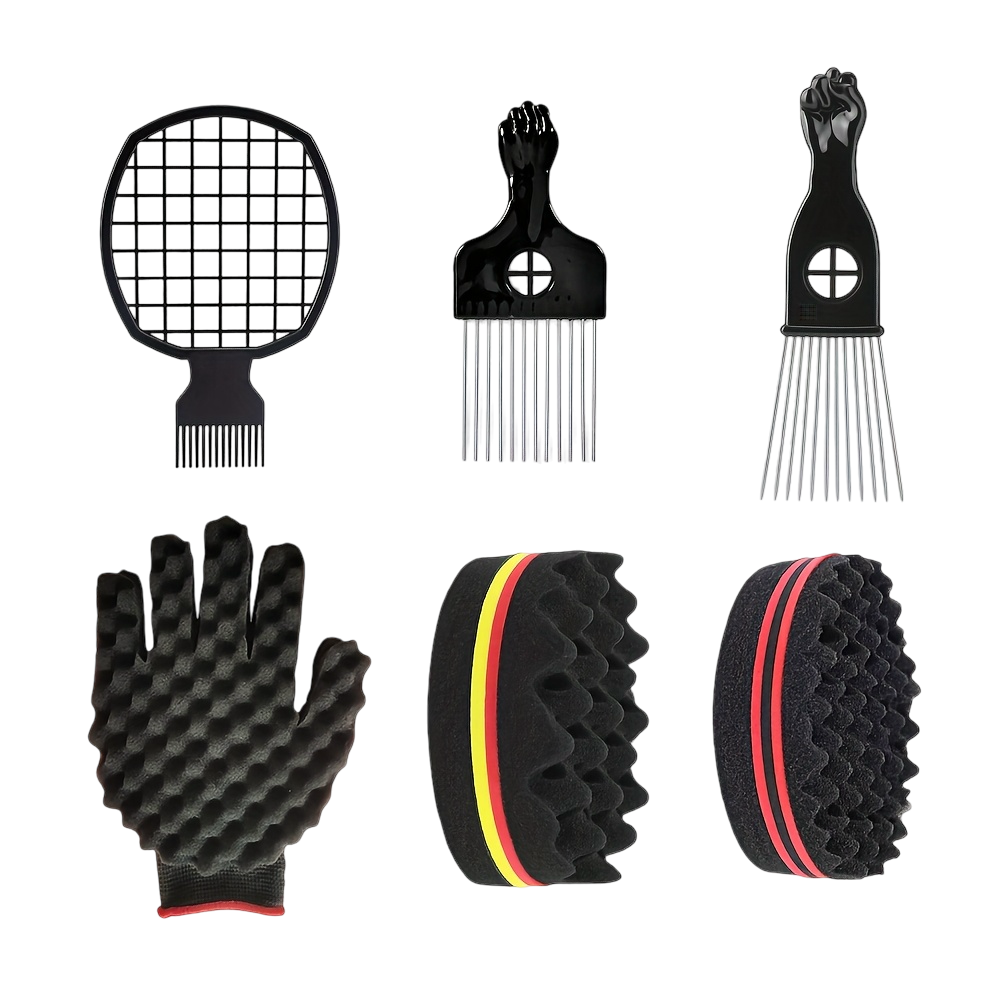 6-Piece Ultimate Hair Twist & Afro Styling Kit