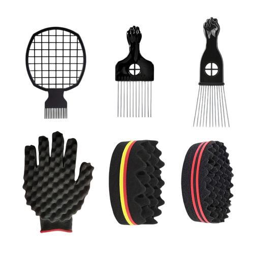 6-Piece Ultimate Hair Twist & Afro Styling Kit – front view