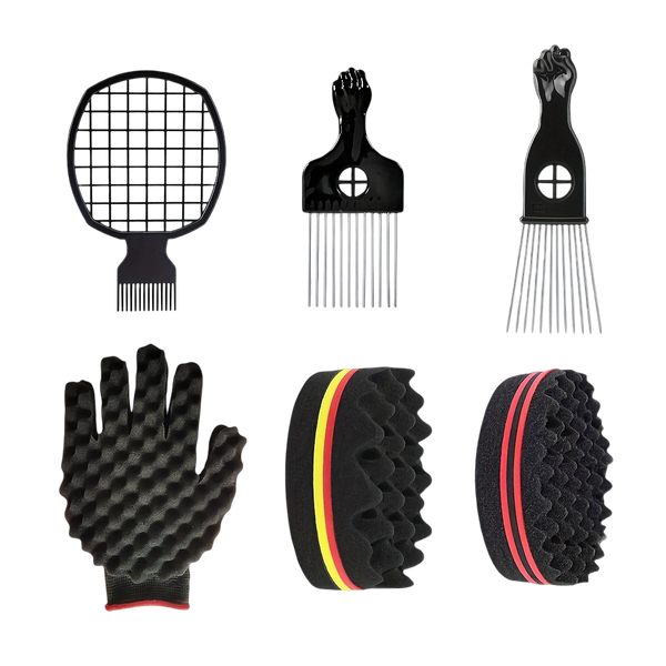 6-Piece Ultimate Hair Twist & Afro Styling Kit