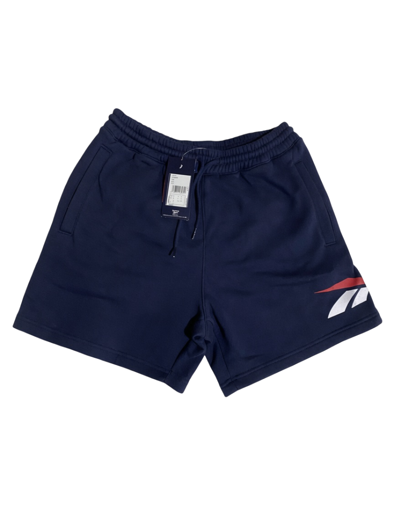 Reebok Men's Classic Vector Fleece Shorts – Navy Blue