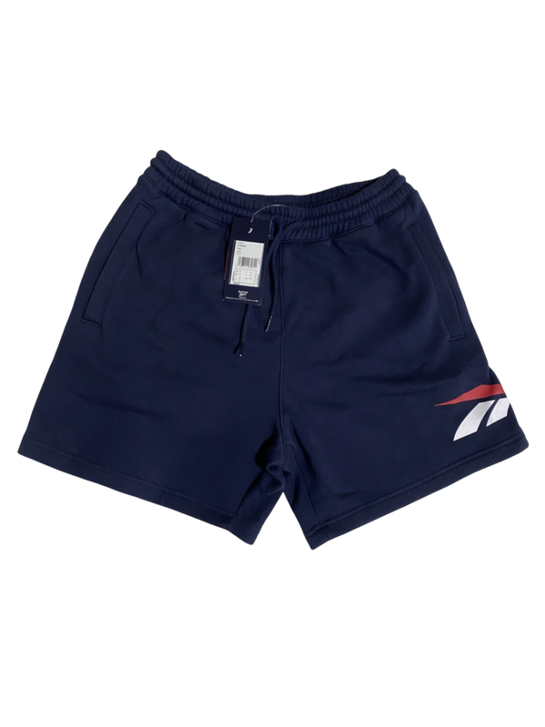 Reebok Men's Classic Vector Fleece Shorts – Navy Blue