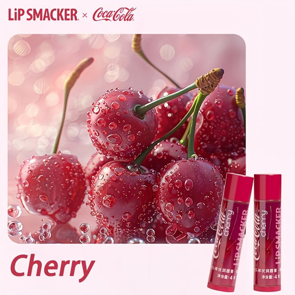Lip Smacker 2 Pack Soda Pop Flavored Lip Balm Duo – Fanta Strawberry & Coca-Cola Cherry