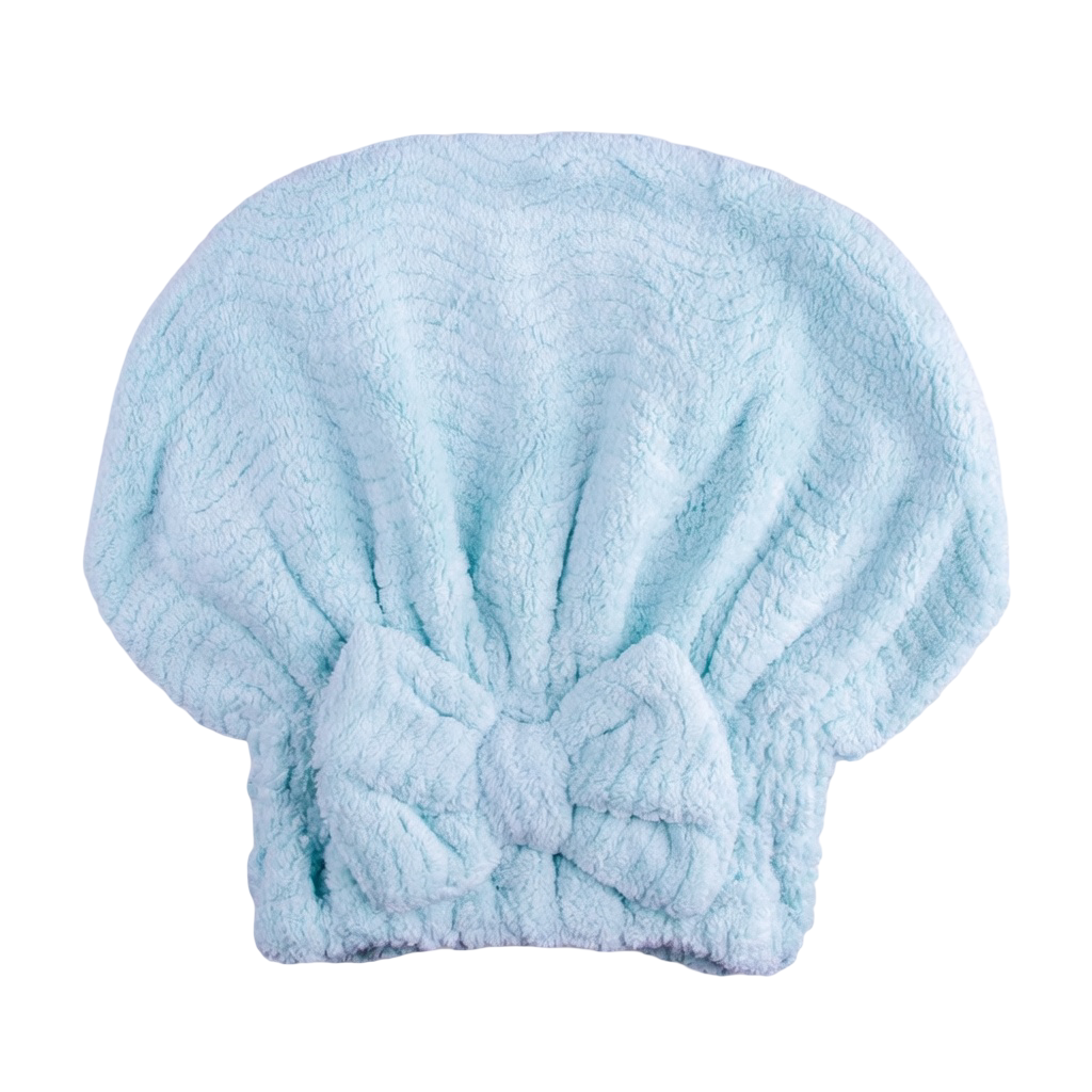 Microfiber Bow Hair Drying Towel Wrap – Ultra-Absorbent Magic Instant Dry Hair Cap for Women & Girls