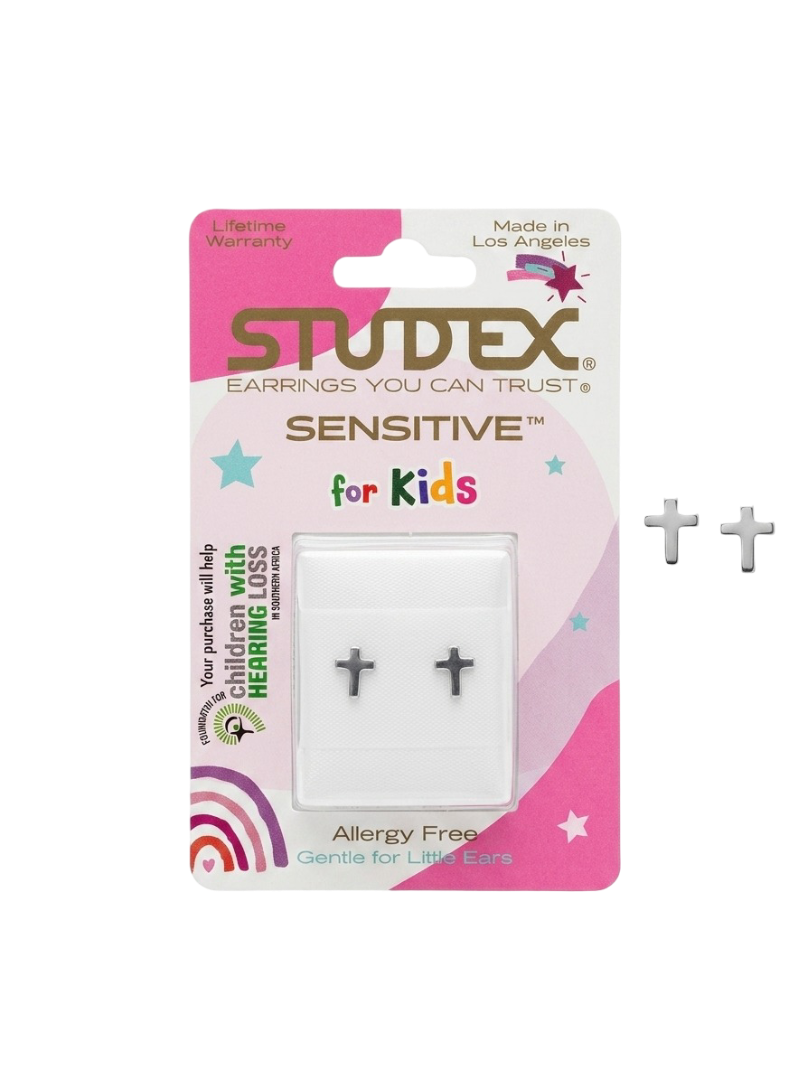 Studex Sensitive for Kids Cross Stud Earrings