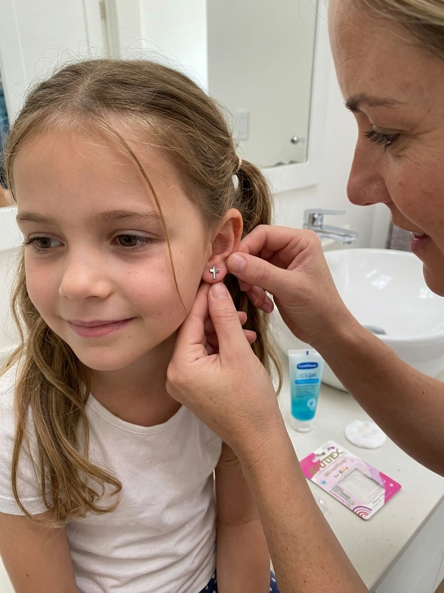 Studex Sensitive for Kids Cross Stud Earrings