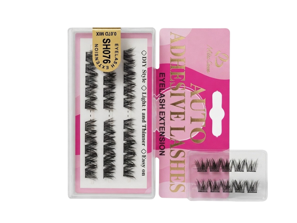 DIY Eyelash Extension Kit Auto-Adhesive - SH076 (0.07D Mix)