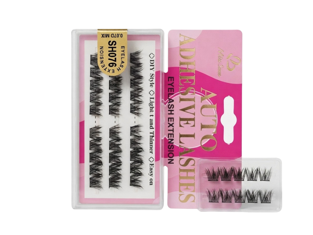 DIY Eyelash Extension Kit Auto-Adhesive - SH076 (0.07D Mix)