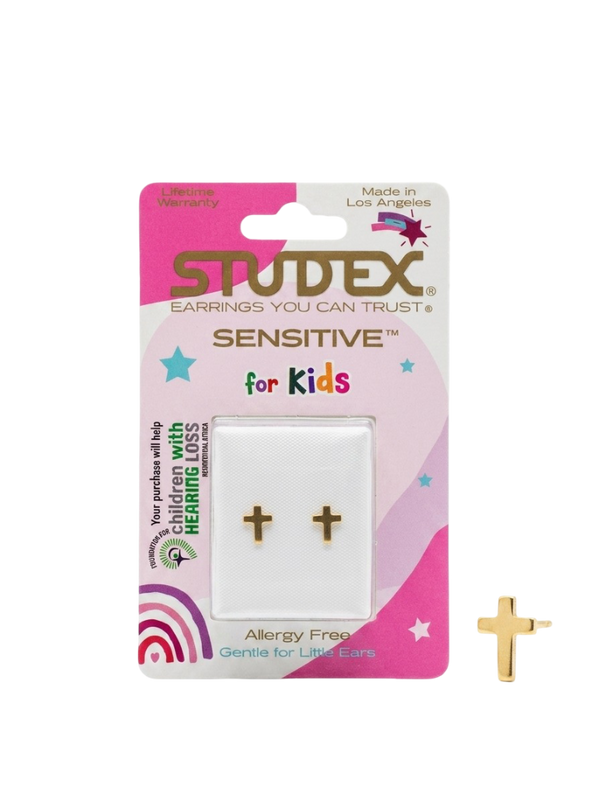 Studex Sensitive for Kids Cross Stud Earrings