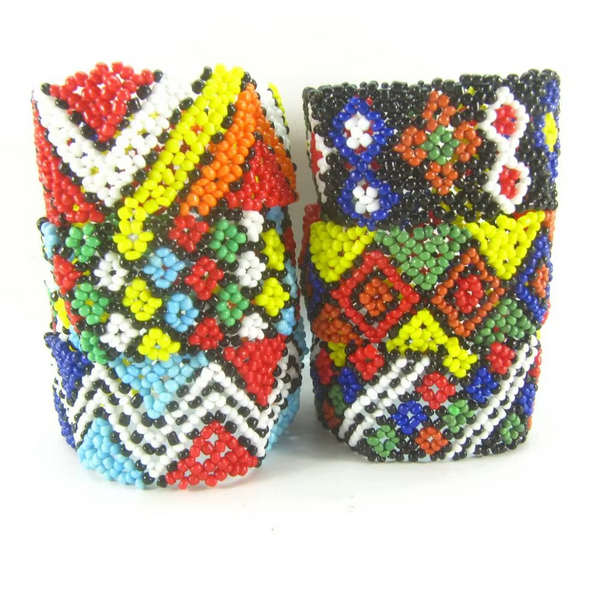Multi-Color Beaded Barrettes for Women