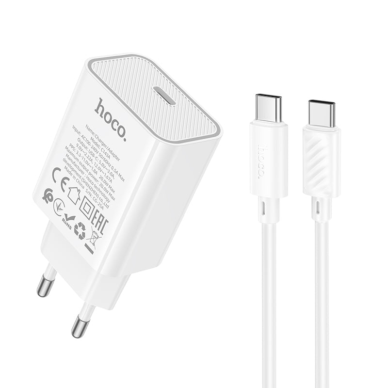 Hoco. C143A Single Port Fast Charger Set
