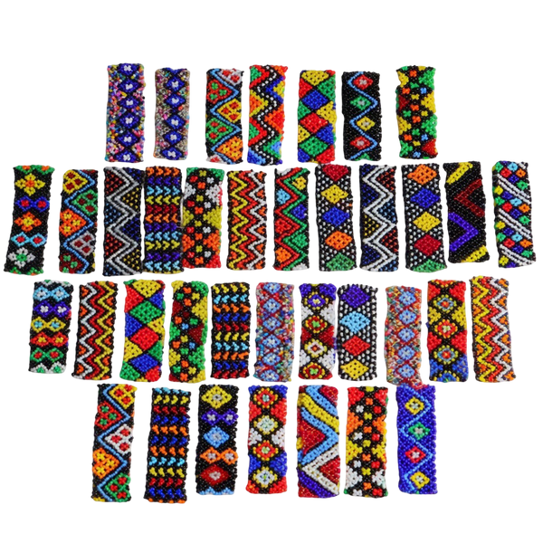 Multi-Color Beaded Barrettes for Women