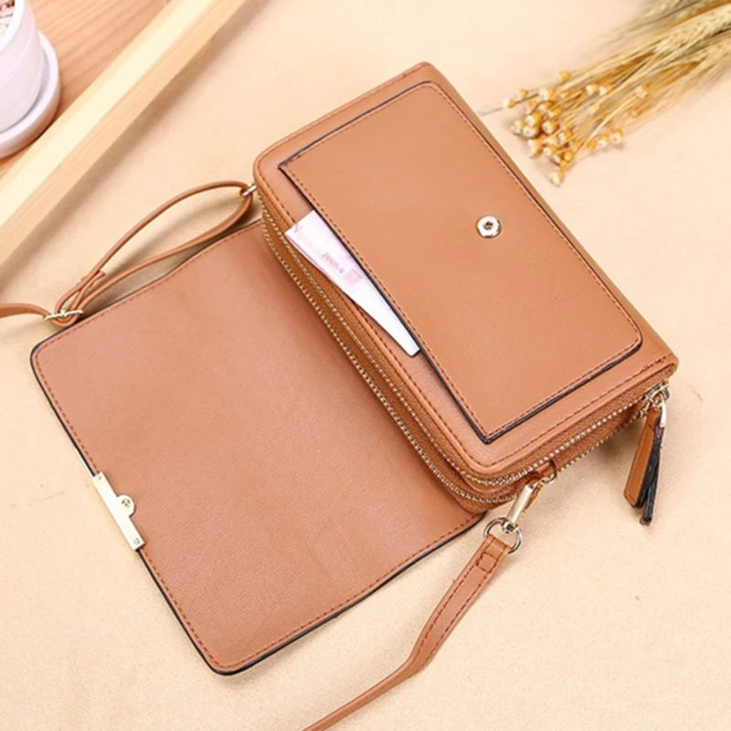 Forever Lovely Elegant Crossbody Wallet Purse & Phone Bag