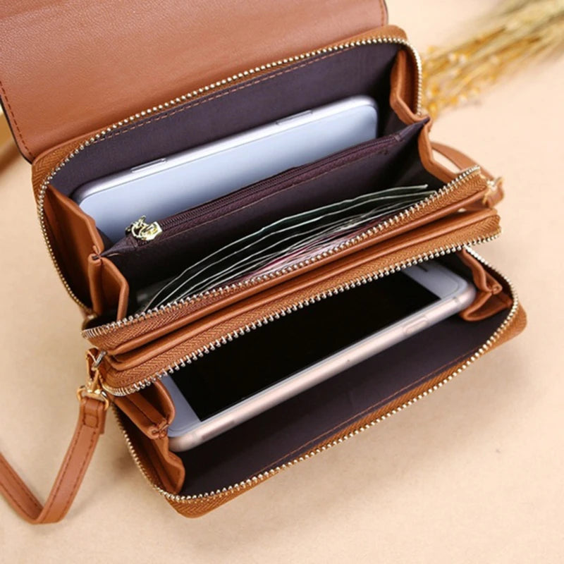 Forever Lovely Elegant Crossbody Wallet Purse & Phone Bag