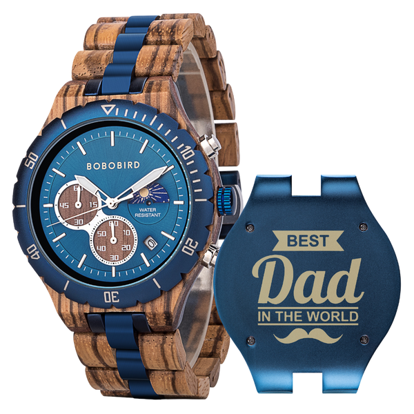BOBO BIRD Personalized Men's Wooden Watch