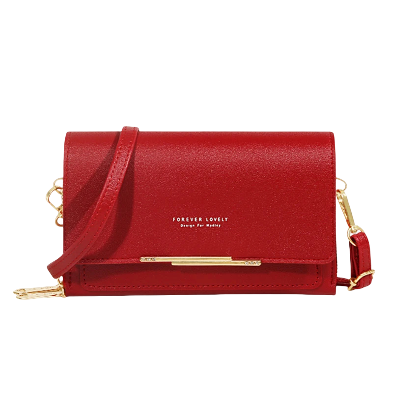 Forever Lovely Elegant Crossbody Wallet Purse & Phone Bag