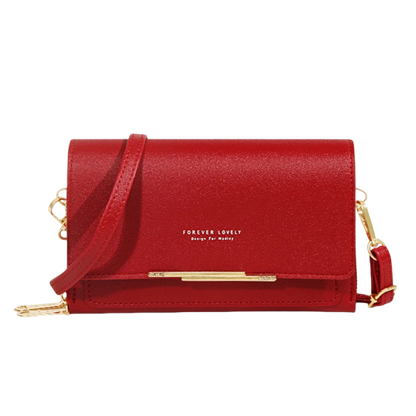 Forever Lovely Elegant Crossbody Wallet Purse & Phone Bag