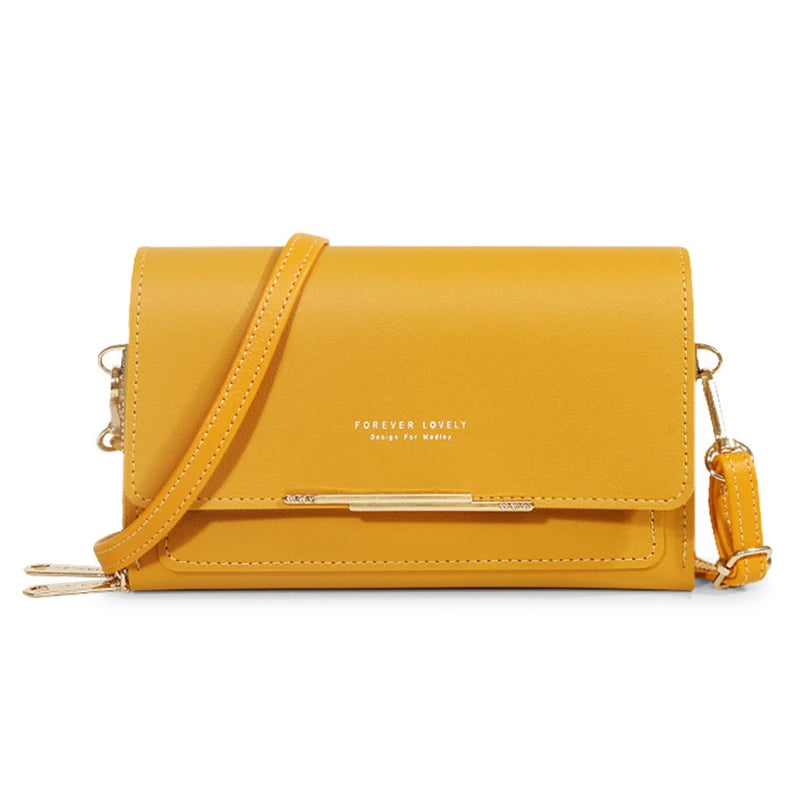 Forever Lovely Elegant Crossbody Wallet Purse & Phone Bag