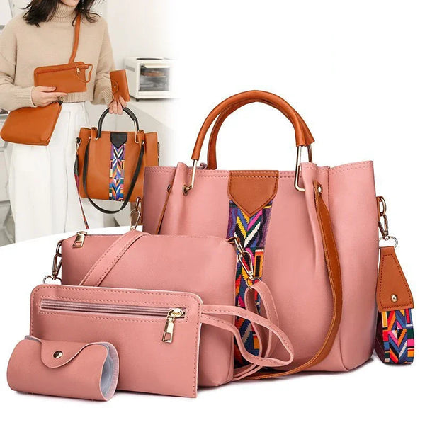 Luxury 4-Piece Women’s Handbag Set