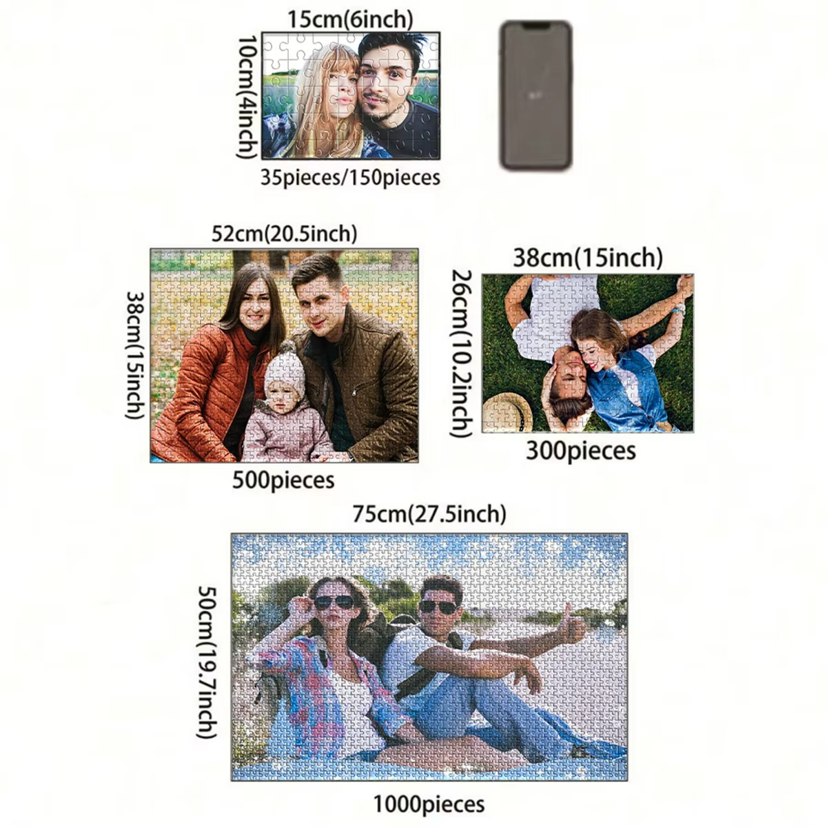 Custom Personalized Photo Jigsaw Puzzle for Adults