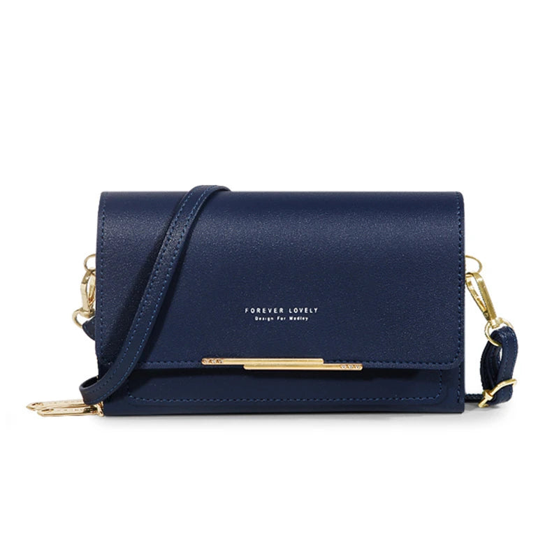 Forever Lovely Elegant Crossbody Wallet Purse & Phone Bag