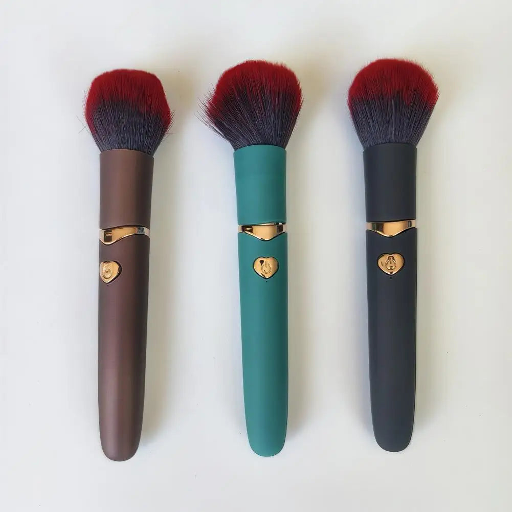 Electric Vibrating Makeup Brush – Professional Automatic Foundation & Powder Blender