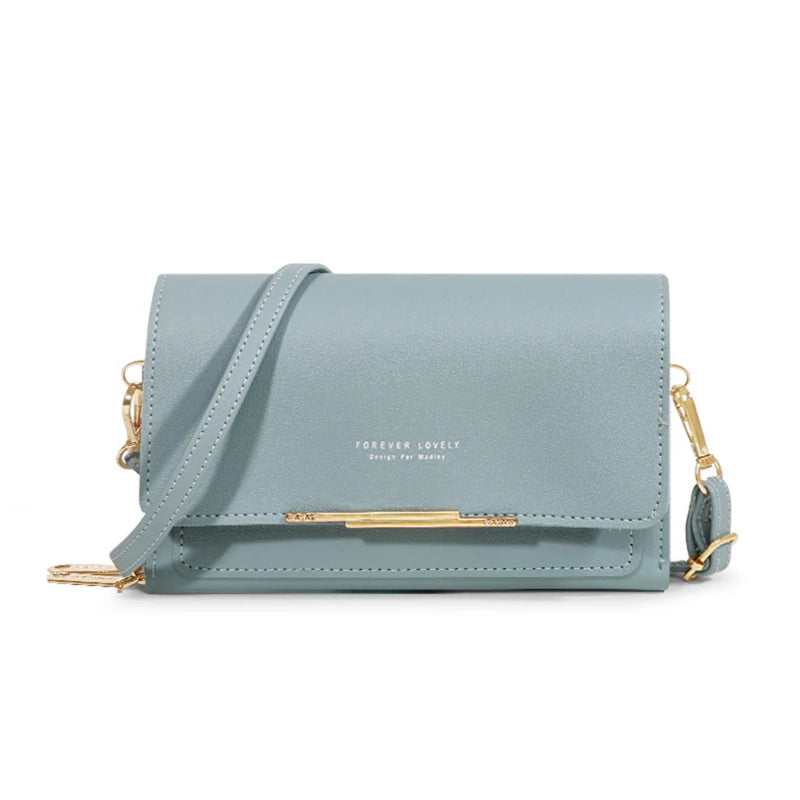 Forever Lovely Elegant Crossbody Wallet Purse & Phone Bag