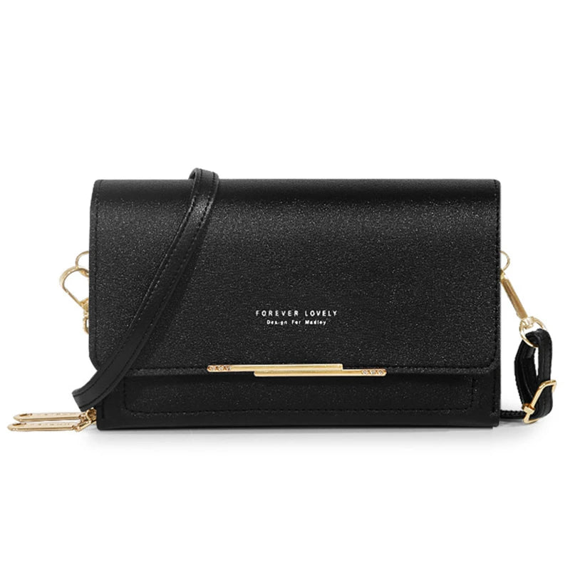 Forever Lovely Elegant Crossbody Wallet Purse & Phone Bag