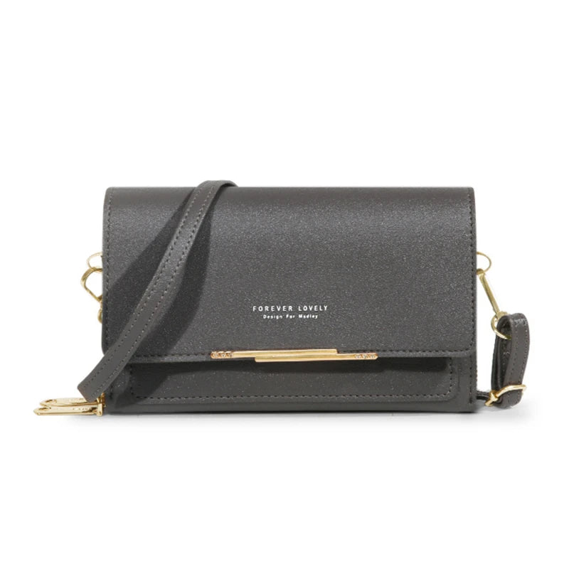 Forever Lovely Elegant Crossbody Wallet Purse & Phone Bag