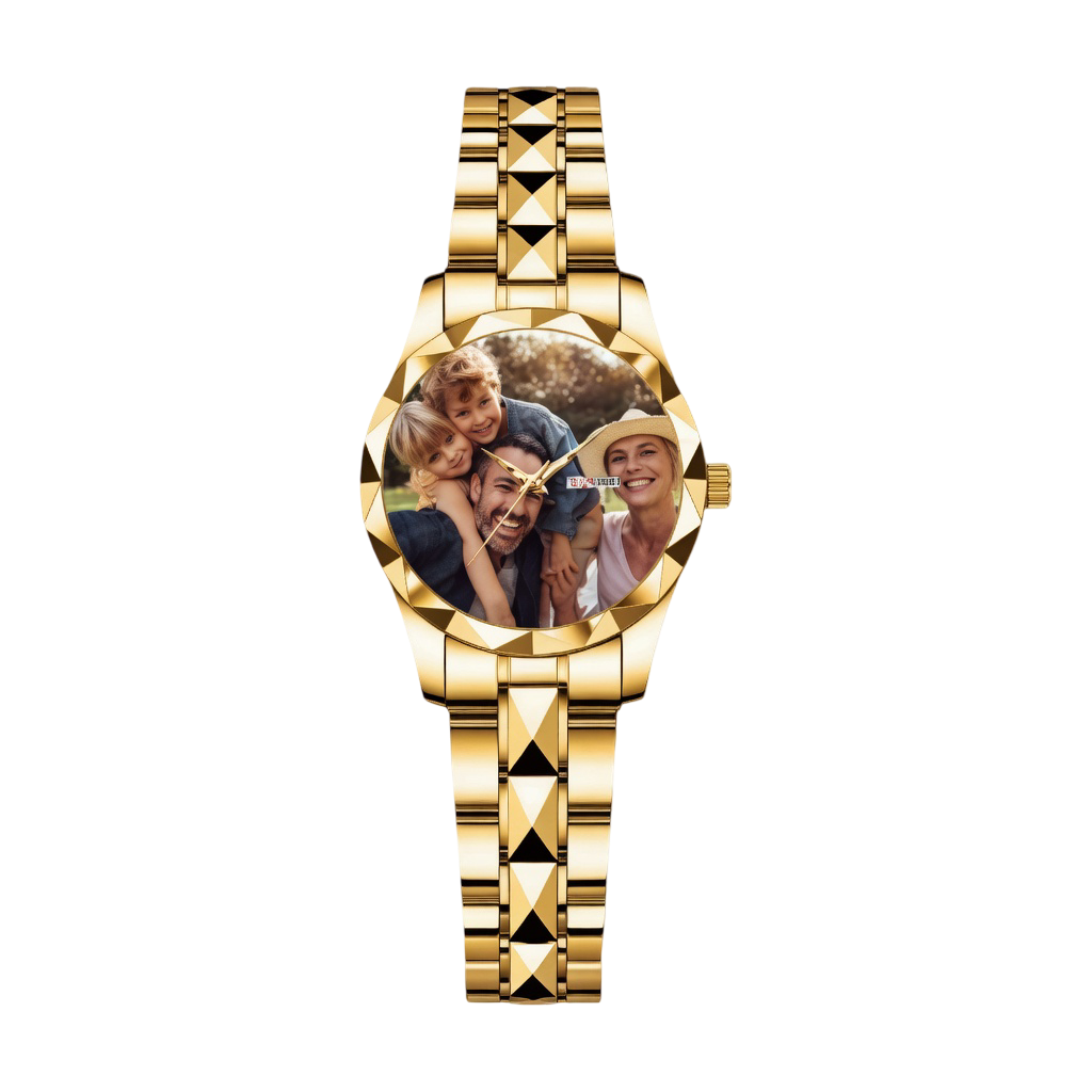 Custom Photo Personalized Luxury Engraved  Watch – Women's Bracelet Watches
