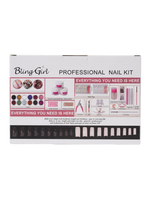 Bling Girl Professional Nail Kit - All-In-One Acrylic Art Set